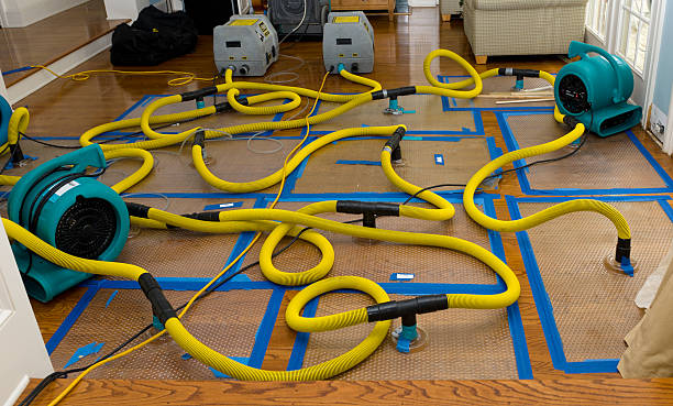Professional Storm Water Damage Restoration technician working in South Barre, MA